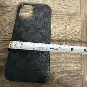 Coach Black Signature iPhone Case Sleek Design
